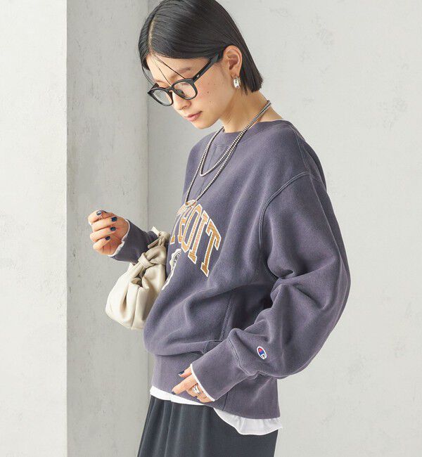 SHIPS for women「《予約》【SHIPS別注】Champion: リバー スウィーブ ロゴ スウェット」|スウェット・ジャージ|