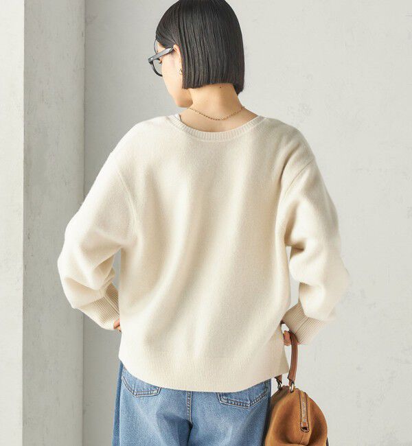 SHIPS for women「《予約》〈手洗い可能〉ウール カシミヤ 2WAY ヘンリーネック プルオーバー」|ニット・セーター|