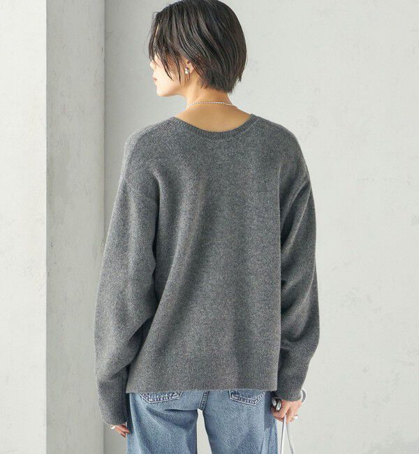 SHIPS for women「《予約》〈手洗い可能〉ウール カシミヤ 2WAY ヘンリーネック プルオーバー」|ニット・セーター|