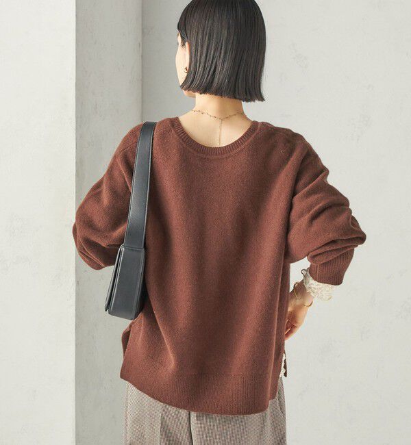 SHIPS for women「《予約》〈手洗い可能〉ウール カシミヤ 2WAY ヘンリーネック プルオーバー」|ニット・セーター|