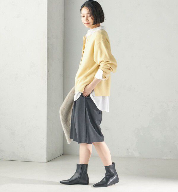 SHIPS for women「《予約》〈手洗い可能〉ウール カシミヤ 2WAY ヘンリーネック プルオーバー」|ニット・セーター|