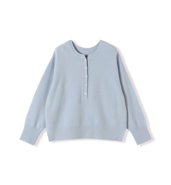 SHIPS for women「《予約》〈手洗い可能〉ウール カシミヤ 2WAY ヘンリーネック プルオーバー」|ニット・セーター|