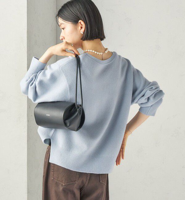 SHIPS for women「《予約》〈手洗い可能〉ウール カシミヤ 2WAY ヘンリーネック プルオーバー」|ニット・セーター|