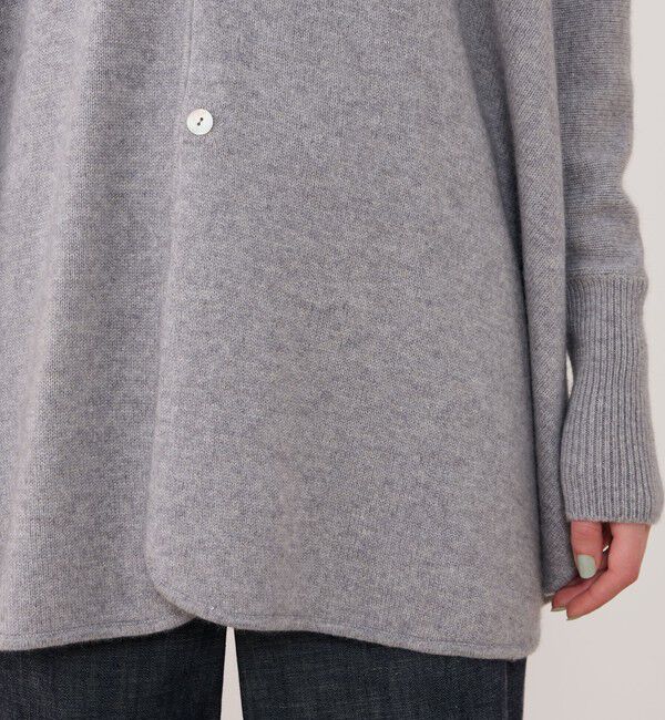 GALERIE VIE「モンゴルカシミヤ オーバルカーディガン」|カーディガン|