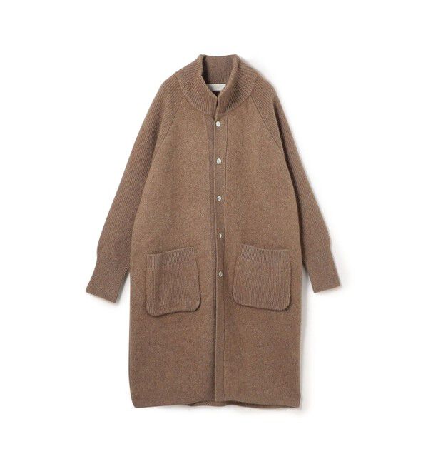 GALERIE VIE「モンゴルカシミヤ スタンドカラーコート」|その他|45 ブラウン