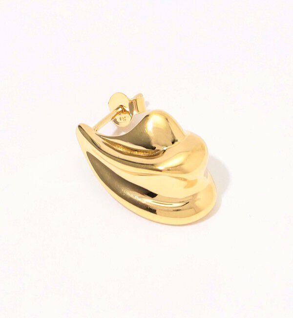 TOMORROWLAND GOODS「Otiumberg. Wave ゴールド ピアス」|ピアス|