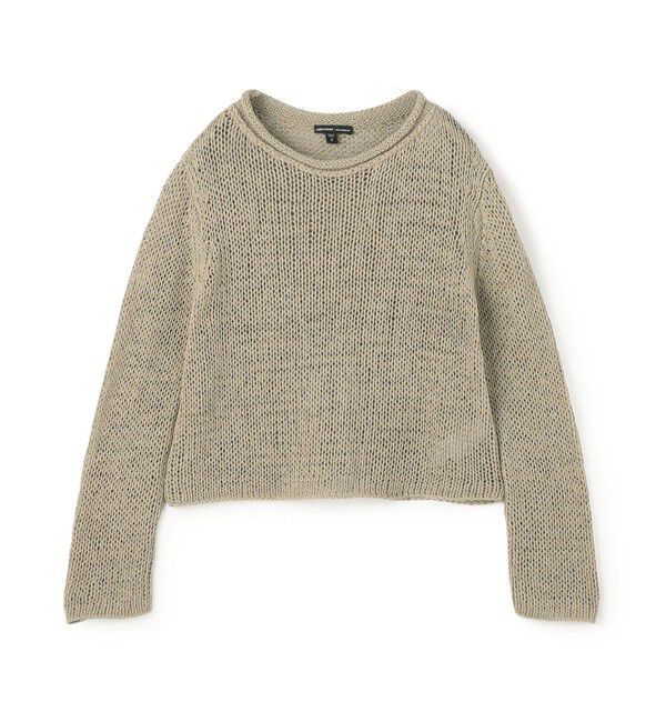 JAMES PERSE「コットンリネンプルオーバーニット WTAL3360」|ニット・セーター|43 ベージュ
