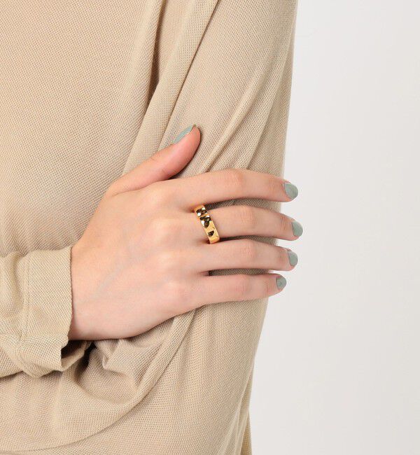 TOMORROWLAND GOODS「PLOW Flower Line Ring」|リング|