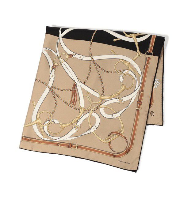 TOMORROWLAND GOODS「ATELIER TOMORROW BELT シルクスカーフ」|バンダナ・スカーフ|18 ブラック系