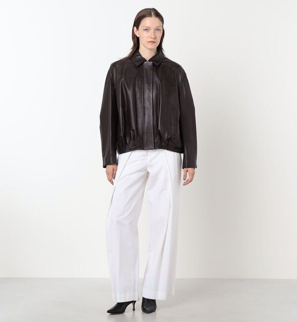 TOMORROWLAND BUYING WEAR「ARMA MELIS Lamb Butter レザー ジャケット」|テーラードジャケット|