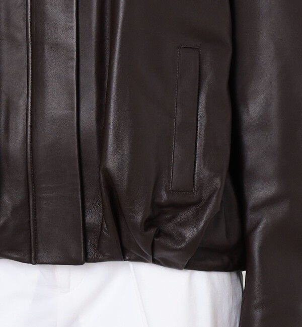 TOMORROWLAND BUYING WEAR「ARMA MELIS Lamb Butter レザー ジャケット」|テーラードジャケット|