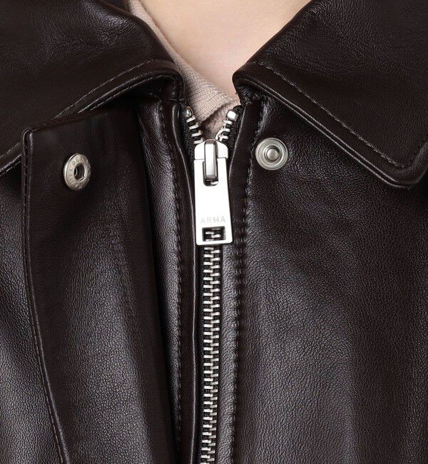 TOMORROWLAND BUYING WEAR「ARMA MELIS Lamb Butter レザー ジャケット」|テーラードジャケット|