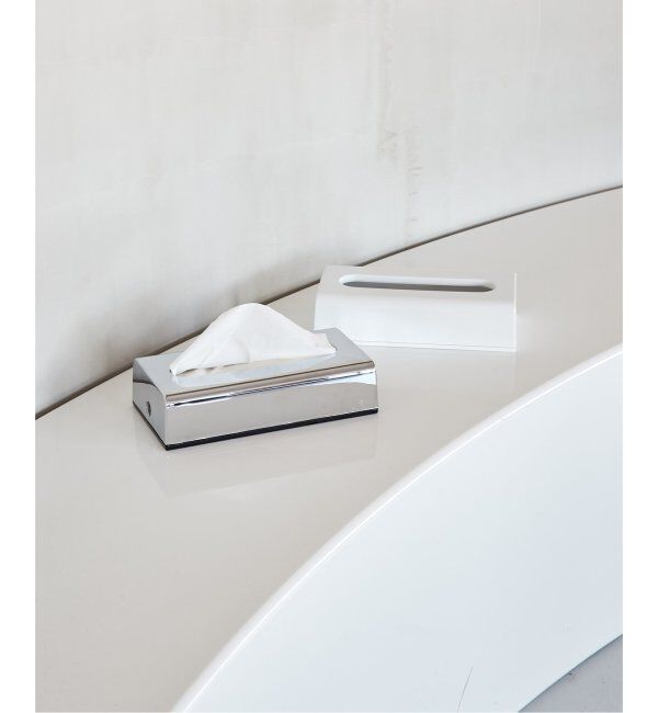 journal standard Furniture「【GEDY/ゲティ】 TISSUE BOX WHITE ティッシュケース」|ステーショナリー|
