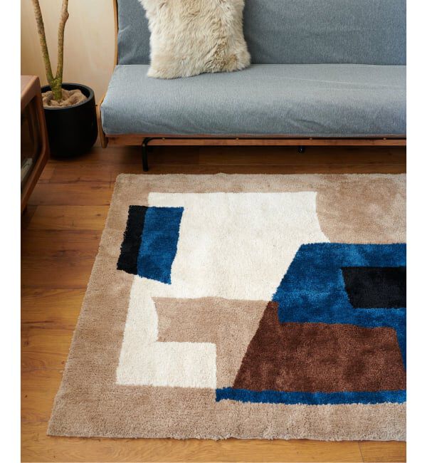 journal standard Furniture「GEOMETRIC RUG 140&times;200　ジオメトリックラグ」|その他|