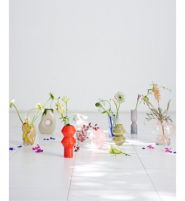 journal standard Furniture「GLASS VASE ROBBIA　フラワーベース 花器 花瓶」|その他|