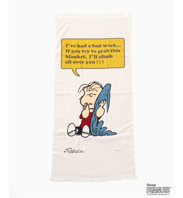 journal standard Furniture「【PEANUTS&times;JOURNAL STANDARD FURNITURE】BATH TOWEL　バスタオル」|タオル|