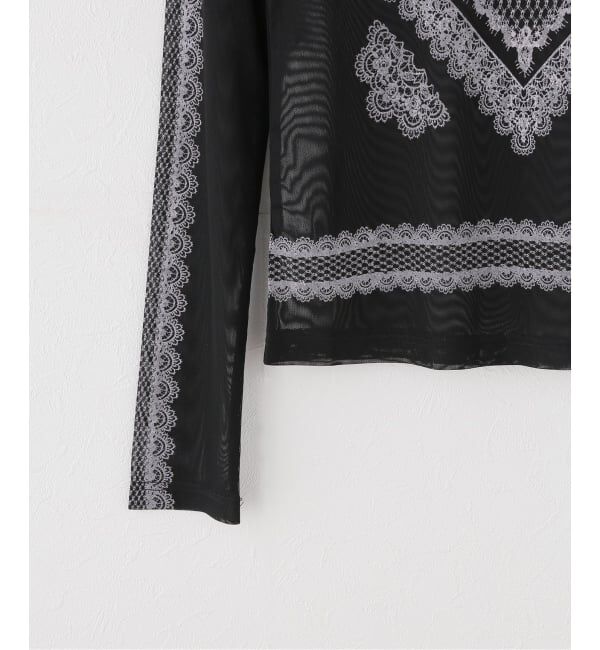 JOINT WORKS「anna sui nyc / アナスイエヌワイシー レースプリントシアトップ」|Tシャツ・カットソー|
