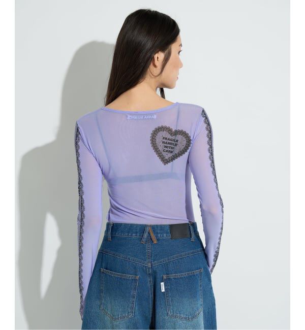 JOINT WORKS「anna sui nyc / アナスイエヌワイシー レースプリントシアトップ」|Tシャツ・カットソー|