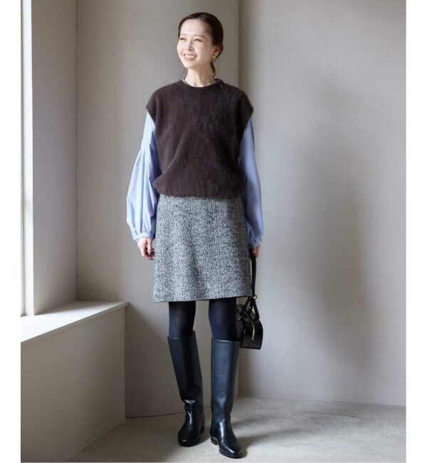 SLOBE IENA「《WEB限定/追加》ピンタックバルーンスリーブブラウス」|シャツ・ブラウス|