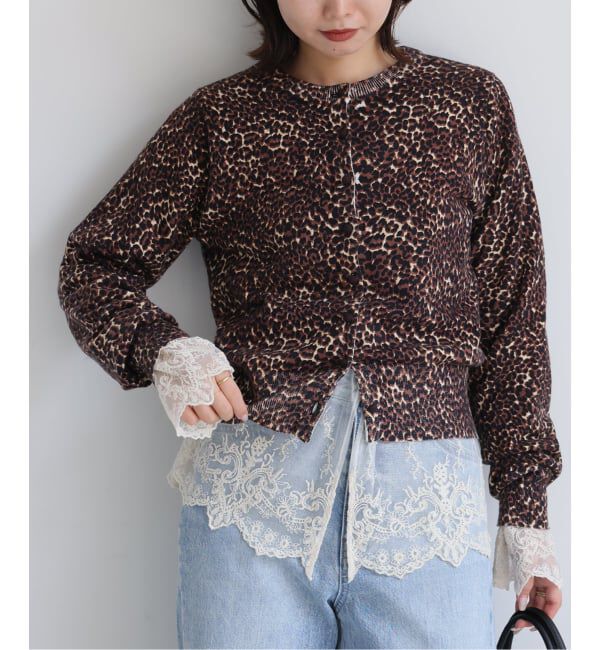 SLOBE IENA「《WEB限定/追加》チュールレースブラウス」|シャツ・ブラウス|