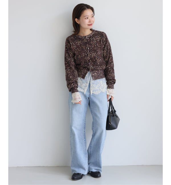 SLOBE IENA「《WEB限定/追加》チュールレースブラウス」|シャツ・ブラウス|