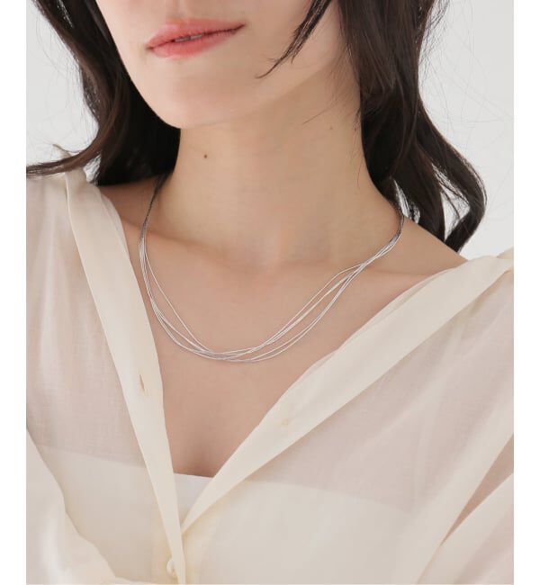 SLOBE IENA「《追加》Native SilverStreams ネックレス5連 45cm NSS1005450」|ネックレス|