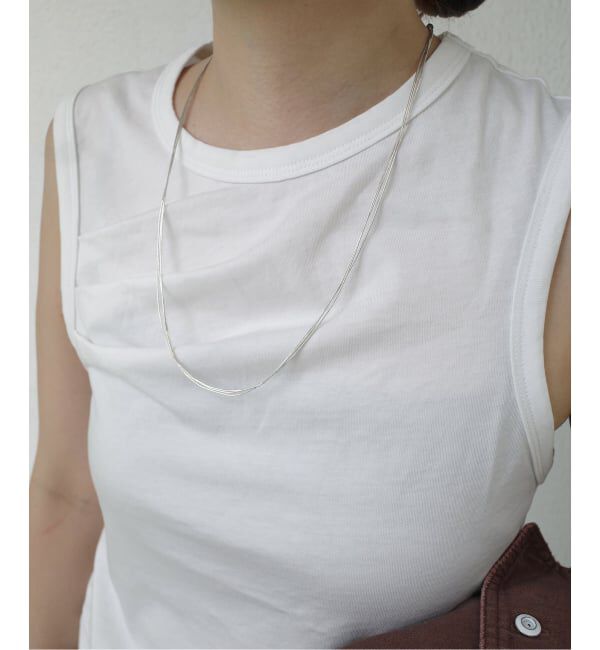SLOBE IENA「《追加》Native SilverStreams ネックレス 3連 60cm NSA1003600」|ネックレス|