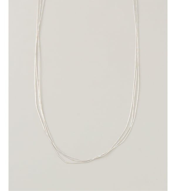 SLOBE IENA「《追加》Native SilverStreams ネックレス 3連 60cm NSA1003600」|ネックレス|