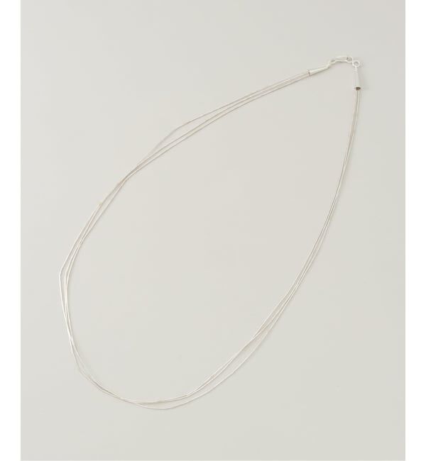 SLOBE IENA「《追加》Native SilverStreams ネックレス 3連 60cm NSA1003600」|ネックレス|
