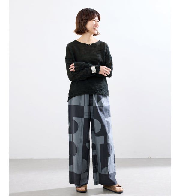 IENA「LES ATELIERS FRANCAIS DE CONFECTION T Manches Longues PE26TSMLGDC」|シャツ・ブラウス|