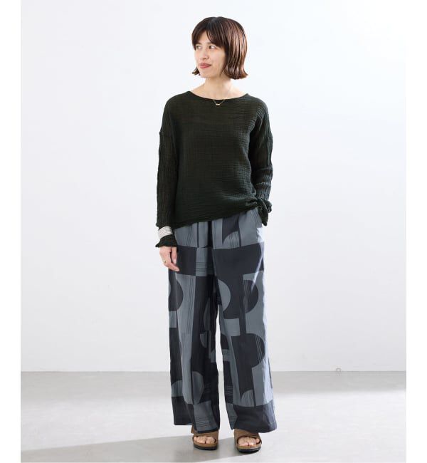 IENA「LES ATELIERS FRANCAIS DE CONFECTION T Manches Longues PE26TSMLGDC」|シャツ・ブラウス|
