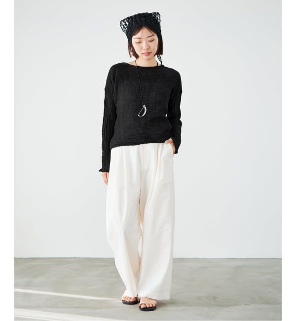 IENA「LES ATELIERS FRANCAIS DE CONFECTION T Manches Longues PE26TSMLGDC」|シャツ・ブラウス|