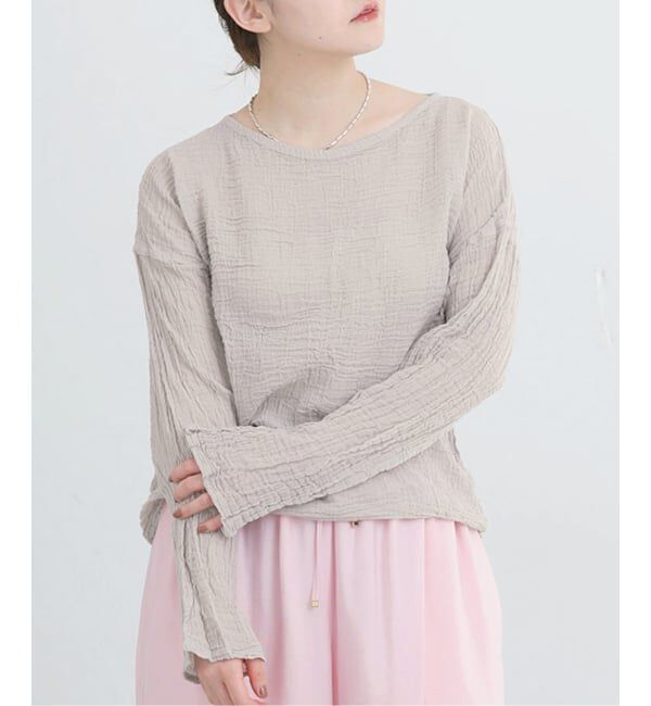 IENA「LES ATELIERS FRANCAIS DE CONFECTION T Manches Longues PE26TSMLGDC」|シャツ・ブラウス|