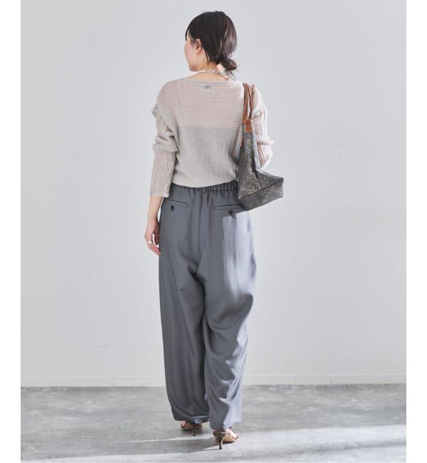 IENA「LES ATELIERS FRANCAIS DE CONFECTION T Manches Longues PE26TSMLGDC」|シャツ・ブラウス|