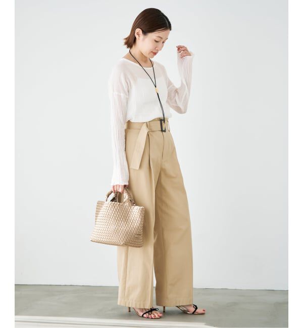 IENA「LES ATELIERS FRANCAIS DE CONFECTION T Manches Longues PE26TSMLGDC」|シャツ・ブラウス|