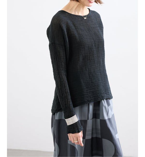 IENA「LES ATELIERS FRANCAIS DE CONFECTION T Manches Longues PE26TSMLGDC」|シャツ・ブラウス|