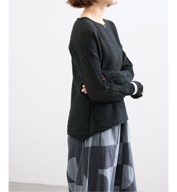 IENA「LES ATELIERS FRANCAIS DE CONFECTION T Manches Longues PE26TSMLGDC」|シャツ・ブラウス|