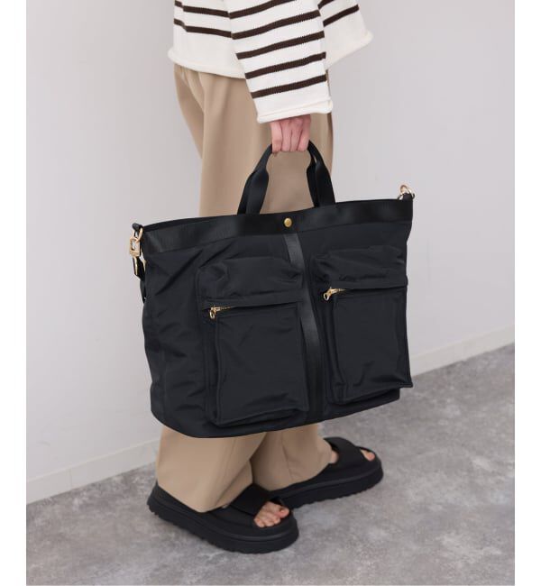 SLOBE IENA「Hyman Roth ナイロントート T10692」|トートバッグ|