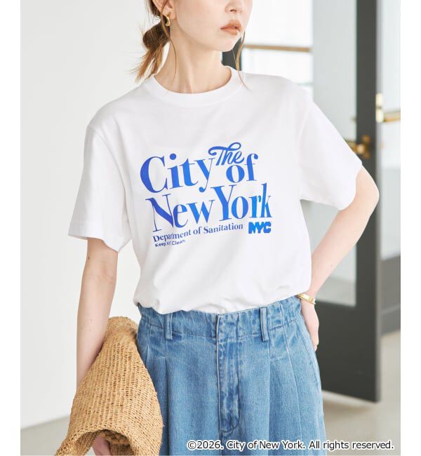 SLOBE IENA「GOOD ROCK SPEED/グッドロックスピード SLOBE別注 NYC TEE」|Tシャツ・カットソー|ホワイト