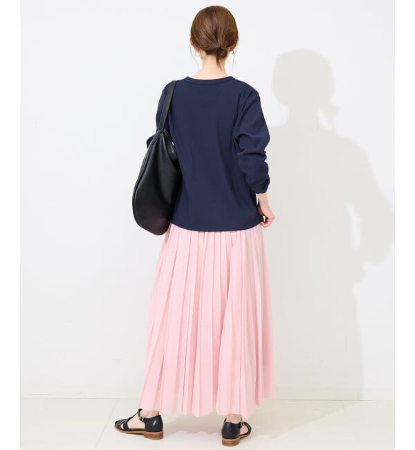 SLOBE IENA「《WEB限定/追加》PEボイルプリーツスカート」|スカート|