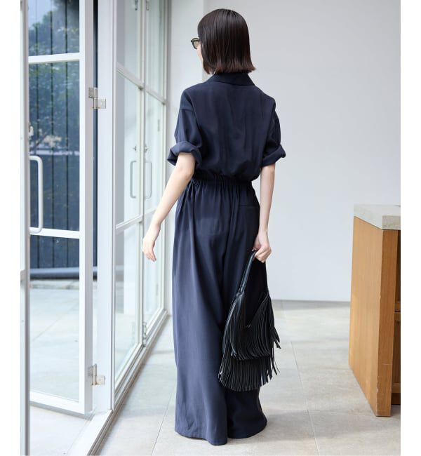 SLOBE IENA「《WEB限定》ハーフスリーブオールインワン」|オールインワン|