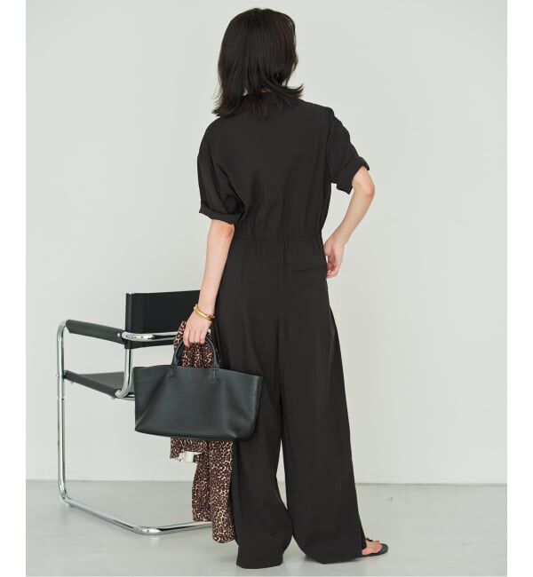 SLOBE IENA「《WEB限定》ハーフスリーブオールインワン」|オールインワン|