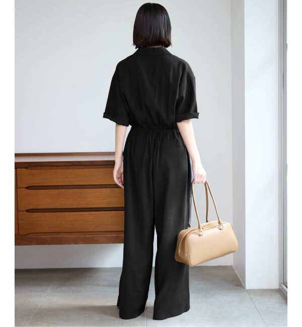 SLOBE IENA「《WEB限定》ハーフスリーブオールインワン」|オールインワン|