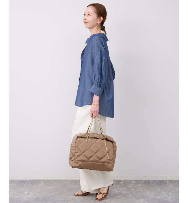 SLOBE IENA「《追加》OUTDOOR/アウトドア SLOBE別注 キルティング2WAYショルダーバッグ」|ショルダー・メッセンジャー|