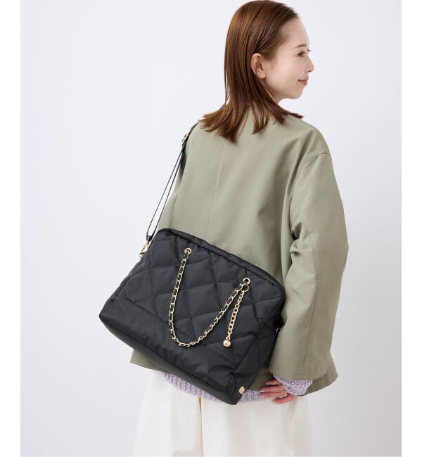 SLOBE IENA「《追加》OUTDOOR/アウトドア SLOBE別注 キルティング2WAYショルダーバッグ」|ショルダー・メッセンジャー|