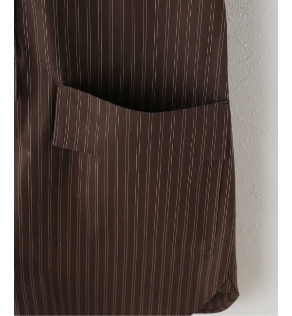 IENA「venit/ヴェニット STRIPED TYPEWRITER ワンピース VEE5620A」|ワンピース|
