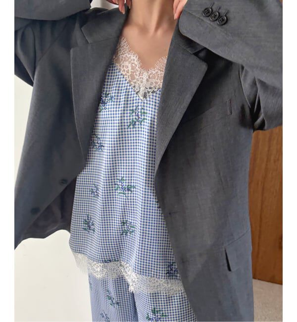 SLOBE IENA「《追加》Margaux Dereume &times; SLOBE lingerie キャミブラウス」|キャミソール|