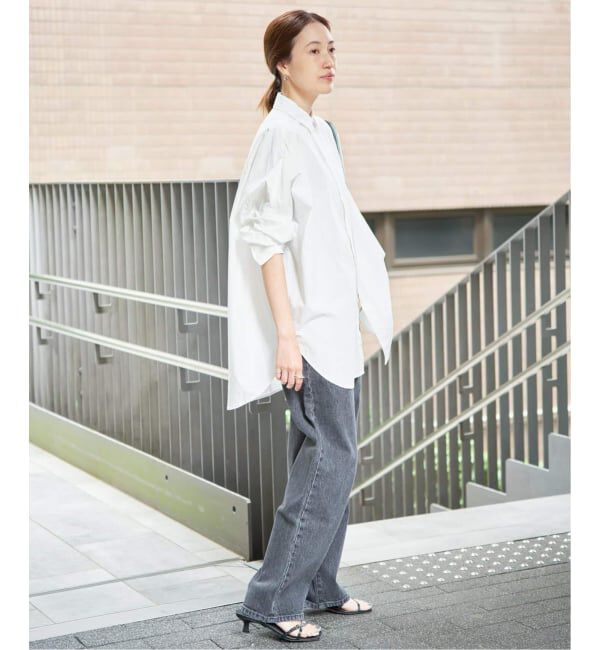 SLOBE IENA「《WEB限定/追加》オーバーサイズシャツ」|シャツ・ブラウス|