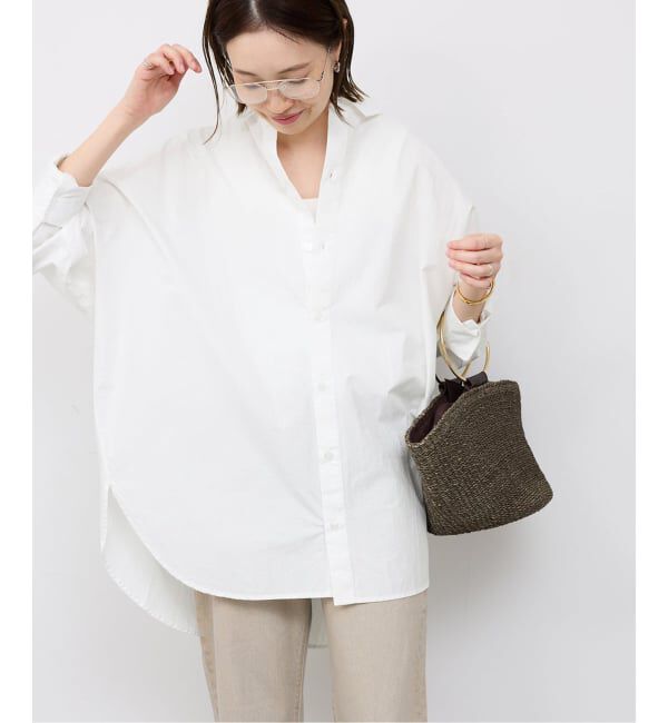 SLOBE IENA「《WEB限定/追加》オーバーサイズシャツ」|シャツ・ブラウス|