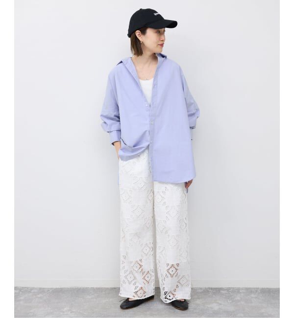 SLOBE IENA「《WEB限定/追加》オーバーサイズシャツ」|シャツ・ブラウス|